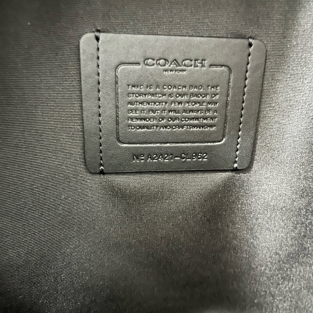 Coach Signature Black Men's Backpack - Picture 10 of 13